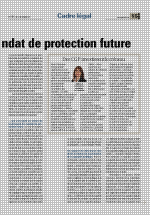Un élan attendu pour le mandat de protection future